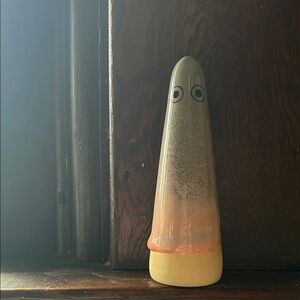 Studio Arhoj 2024 Gray and Pink Ceramic Ghost Figurine